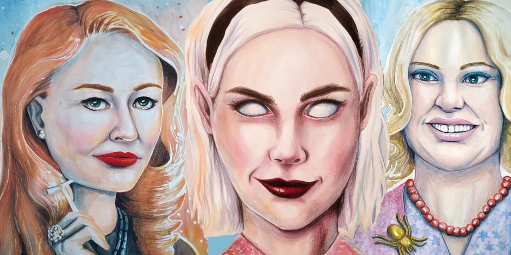 Water color portrait – Chilling Adventures of&nbsp;Sabrina