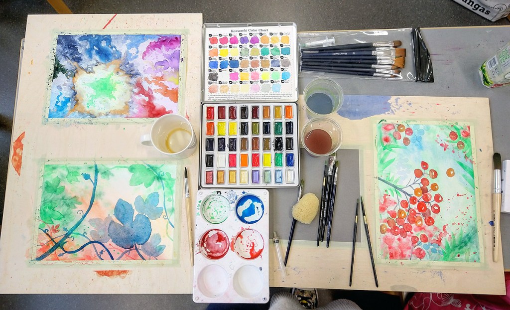 Watercolor studies (23.8.-24.8.2019)
