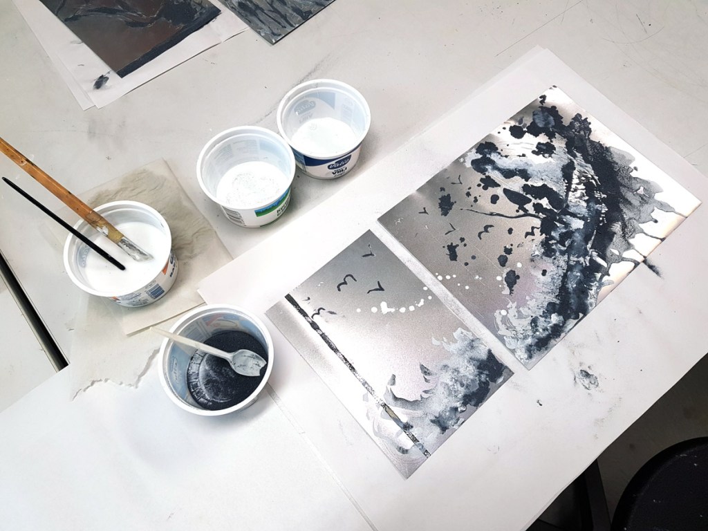 Printmaking – Carborundum