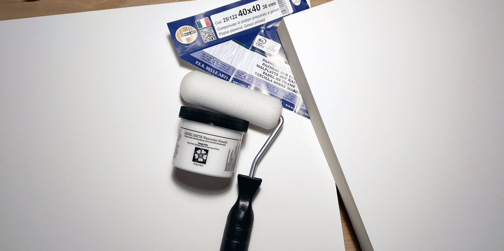 Belle Arti Panels and Daniel Smith watercolor ground