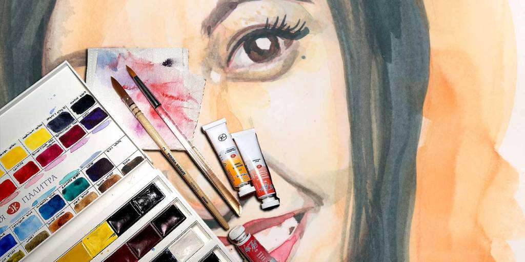 Watercolor portrait studies – sktchy&nbsp;app