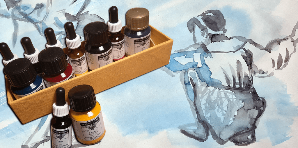 Ink studies –&nbsp;Croquis