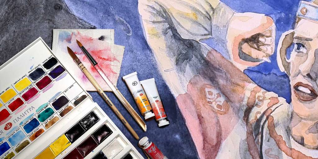 Watercolor painting –&nbsp;Dance