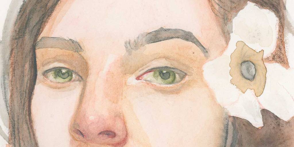 Watercolor painting – portrait&nbsp;practice