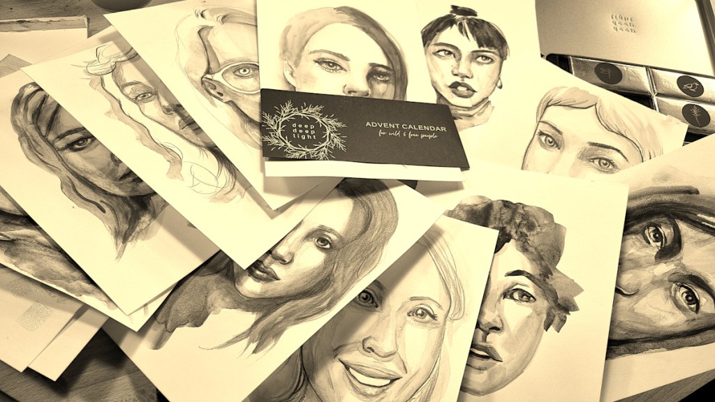 Art Advent Calendar 2024 – Painting Portraits&nbsp;Daily
